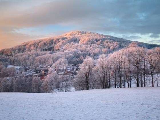 Der Berg "Studenec" im Winter, V. Sojka