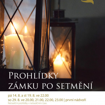 Zámek Děčín - Prohlídky zámku po setmění