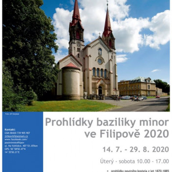 Bazilika minor ve Filipově je v létě 2020 přístupná s průvodcem